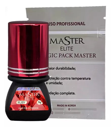 Adesivo Master Elite Ruby 3g Cola para Extensão de Cílios