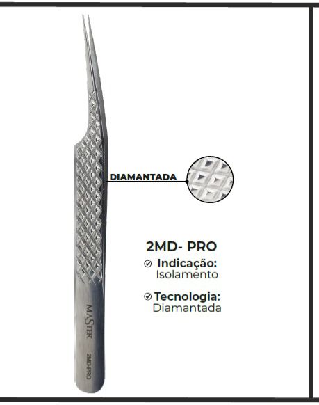 Pinça Master diamantada e nanotecnologia - MODELO 2MD-PRO