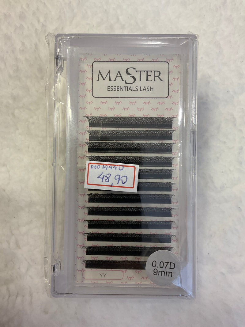 Cílios Master essentials Lash YY curvatura D 0.07 TAM 08mm Original